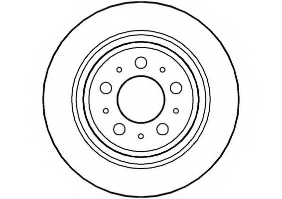 Тормозной диск NATIONAL NBD1073