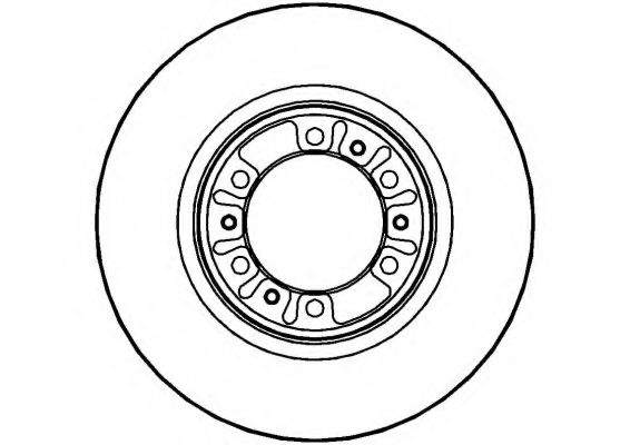 Тормозной диск NATIONAL NBD820