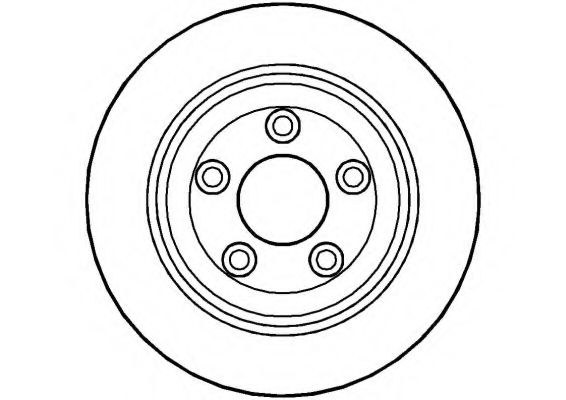 Тормозной диск NATIONAL NBD958