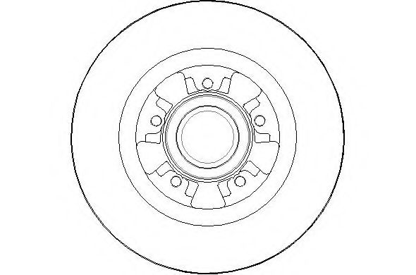 Тормозной диск NATIONAL NBD1716