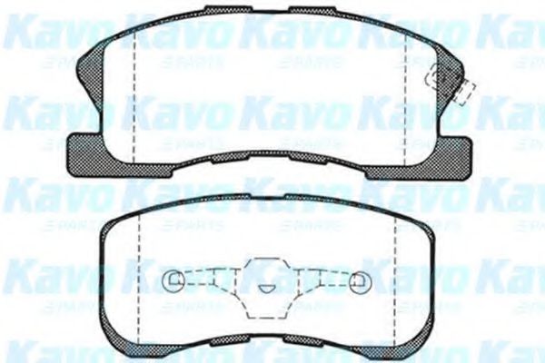 Комплект тормозных колодок, дисковый тормоз KAVO PARTS BP-1510