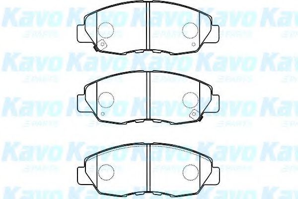 Комплект тормозных колодок, дисковый тормоз KAVO PARTS BP-2049