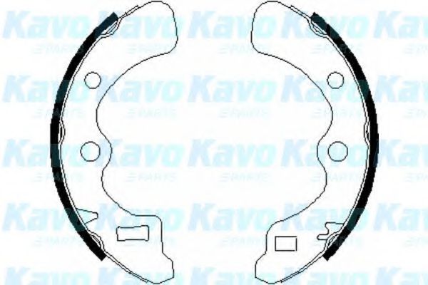 Комплект тормозных колодок KAVO PARTS BS-2900