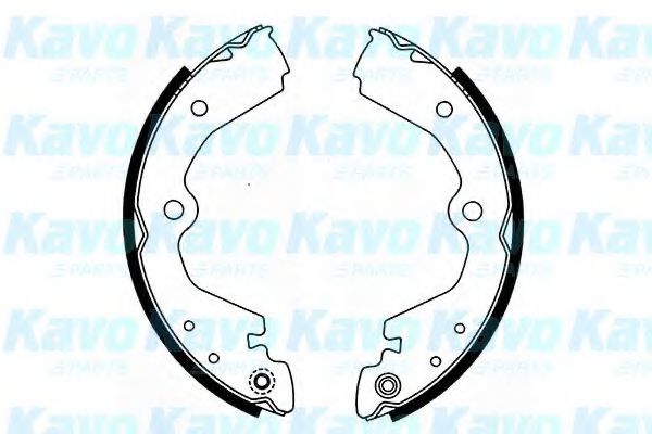 Комплект тормозных колодок KAVO PARTS BS-7430