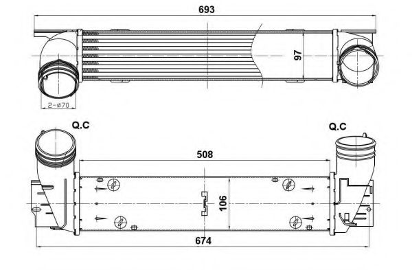 Интеркулер NRF 30385