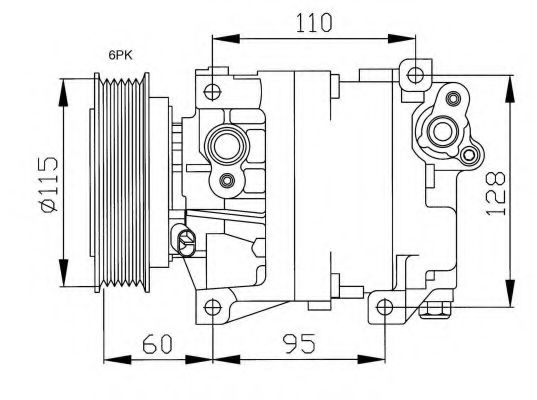 Компрессор, кондиционер NRF 32169G