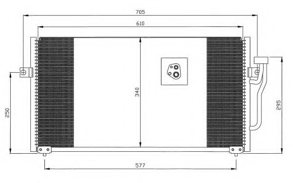 Конденсатор, кондиционер NRF 35293