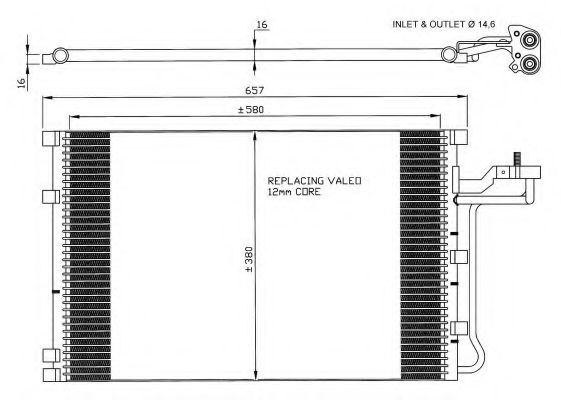 Конденсатор, кондиционер NRF 35616