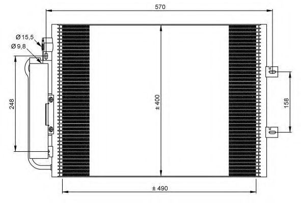 Конденсатор, кондиционер NRF 35879