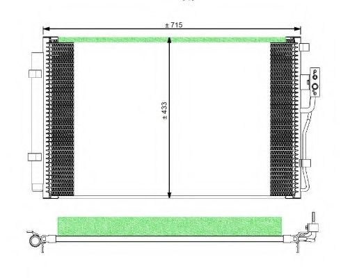 Конденсатор, кондиционер NRF 35985