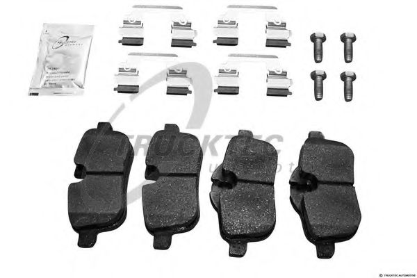Комплект тормозных колодок, дисковый тормоз TRUCKTEC AUTOMOTIVE 08.35.048
