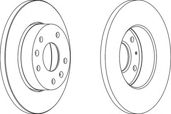 Тормозной диск NECTO WN1106