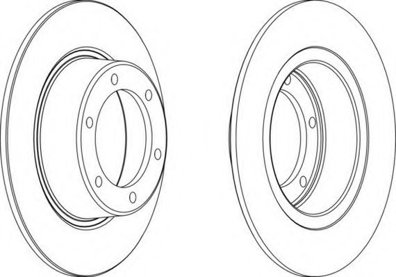 Тормозной диск NECTO WN144