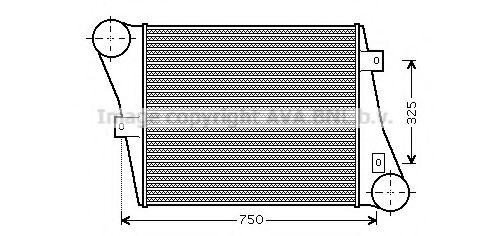 Интеркулер AVA QUALITY COOLING RE4043