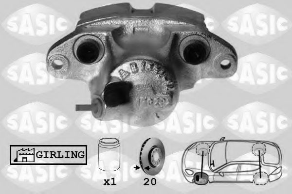 Тормозной суппорт SASIC SCA4020