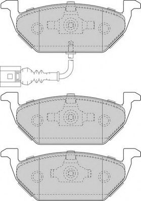 Комплект тормозных колодок, дисковый тормоз DURON DBP391635