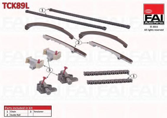 Комплект цели привода распредвала FAI AutoParts TCK89L