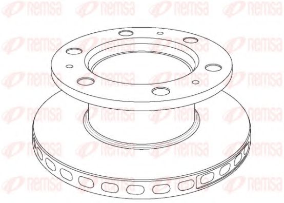 Тормозной диск KAWE NCA1018.20