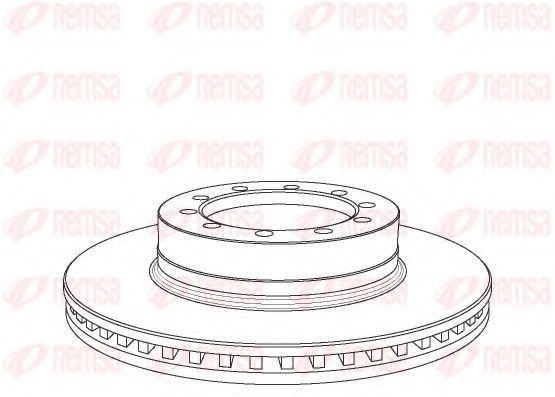 Тормозной диск KAWE NCA1071.20
