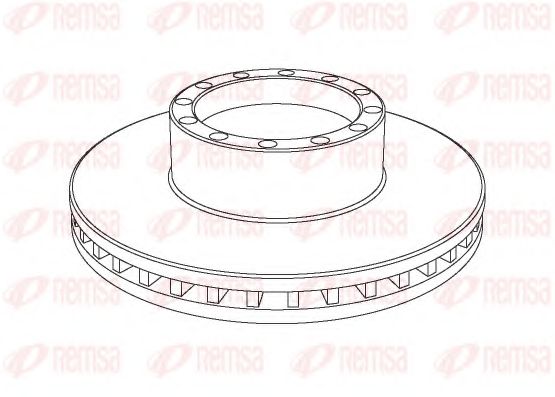 Тормозной диск KAWE NCA1091.20