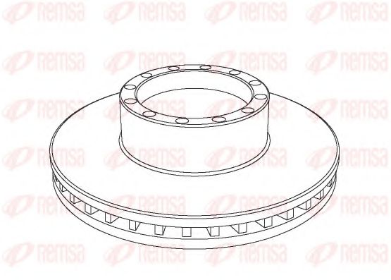 Тормозной диск KAWE NCA1120.20