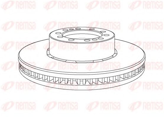 Тормозной диск KAWE NCA1169.20
