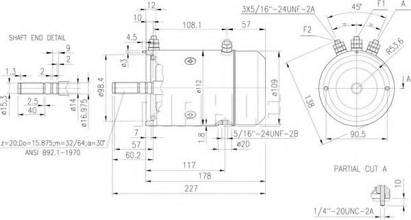 Электродвигатель MAHLE ORIGINAL MM 294