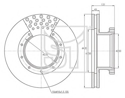 Тормозной диск ST-TEMPLIN 03.110.0711.020