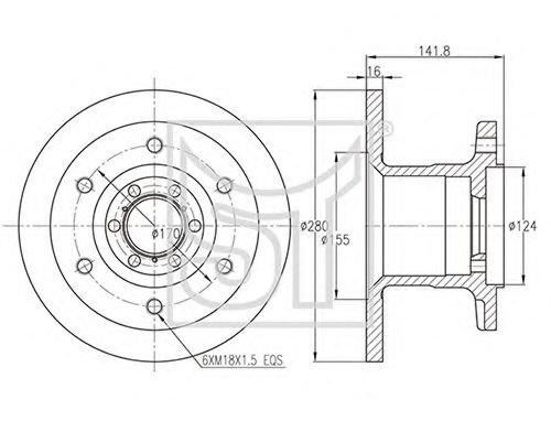 Тормозной диск ST-TEMPLIN 03.110.0811.400