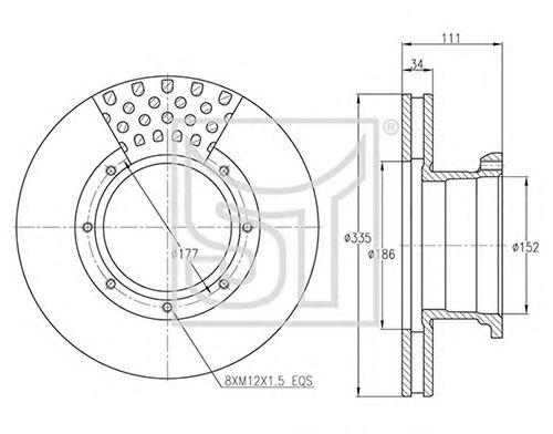 Тормозной диск ST-TEMPLIN 03.110.1926.270