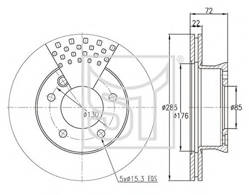 Тормозной диск ST-TEMPLIN 03.110.1926.470