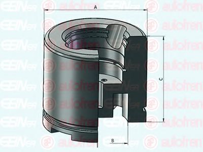 Поршень, корпус скобы тормоза AUTOFREN SEINSA D025476