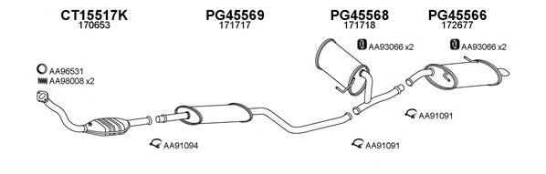 Система выпуска ОГ VENEPORTE 450375