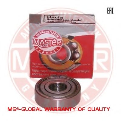 Подшипник со стороны привода, генератор MASTER-SPORT 6203ZZ-PCS-MS