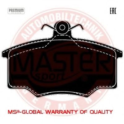 Комплект тормозных колодок, дисковый тормоз MASTER-SPORT 13046029242N-SET-MS