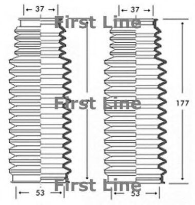 Пыльник, рулевое управление FIRST LINE FSG3223