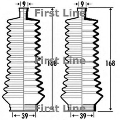 Пыльник, рулевое управление FIRST LINE FSG3358