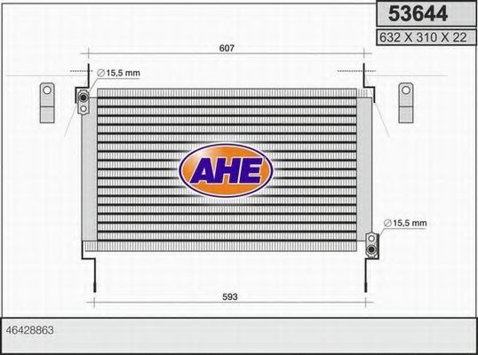 Конденсатор, кондиционер AHE 53644