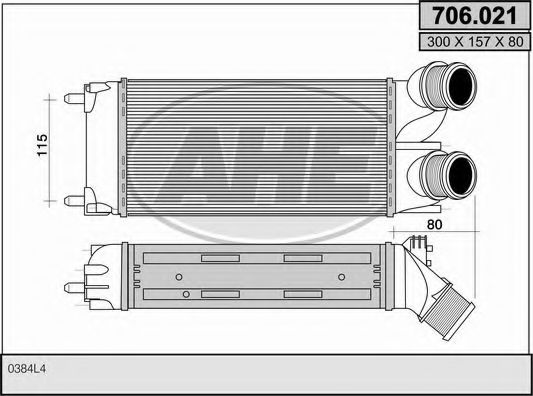 Интеркулер AHE 706.021