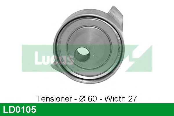 Натяжной ролик, ремень ГРМ LUCAS ENGINE DRIVE LD0105