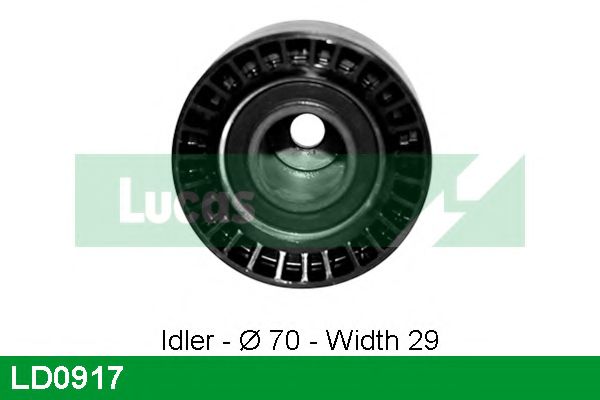 Натяжной ролик, ремень ГРМ LUCAS ENGINE DRIVE LD0917