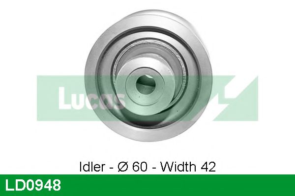 Натяжной ролик, ремень ГРМ LUCAS ENGINE DRIVE LD0948