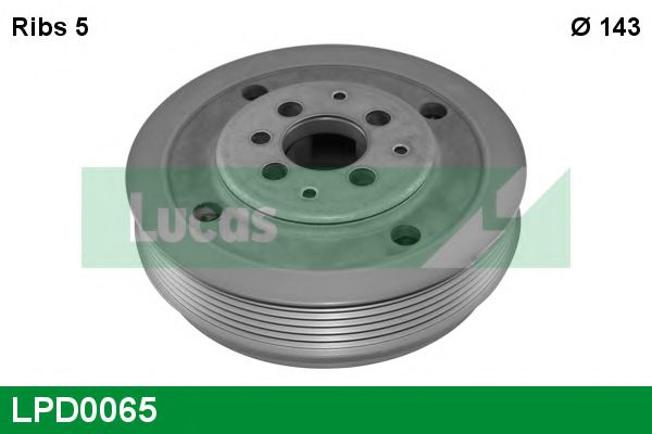 Ременный шкив, коленчатый вал LUCAS ENGINE DRIVE LPD0065