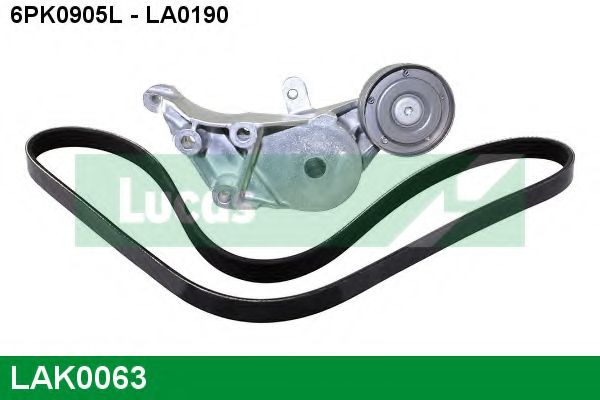 Поликлиновой ременный комплект LUCAS ENGINE DRIVE LAK0063