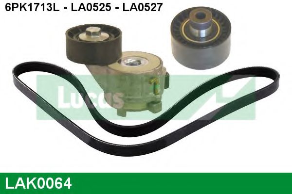 Поликлиновой ременный комплект LUCAS ENGINE DRIVE LAK0064