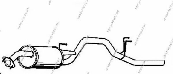 Система выпуска ОГ NPS H430A147