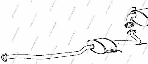 Система выпуска ОГ NPS H430A58