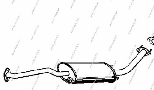 Система выпуска ОГ NPS N430N86
