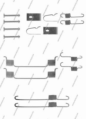 Комплектующие, тормозная колодка NPS 0700