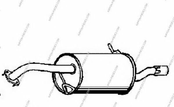 Система выпуска ОГ NPS M430A115